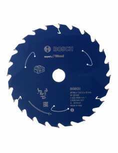 Disco de sierra circular BOSCH Expert for Wood - Ø 165 x 20 mm - 24 dientes (2 608 644 507)