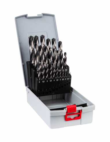 Set of 25 twits drill bits HSS PointTeQ BOSCH (2 608 577 352)