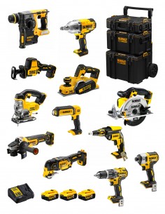 DeWALT Kit DWK1202 (DCD796+DCH273+DCG405+DCF887+DCF889H+DCS331+DCS391+ DCS355+DCP580+DCS369+DCL050+DCF620+3x5,0Ah+DCB115+Caddy)