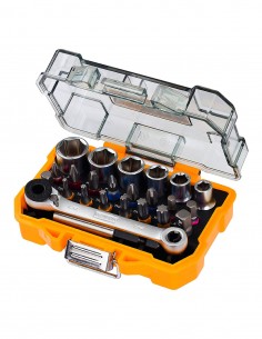 Set of socket wrenches and screwdriver bits DeWALT DT71516-QZ (24 pieces)