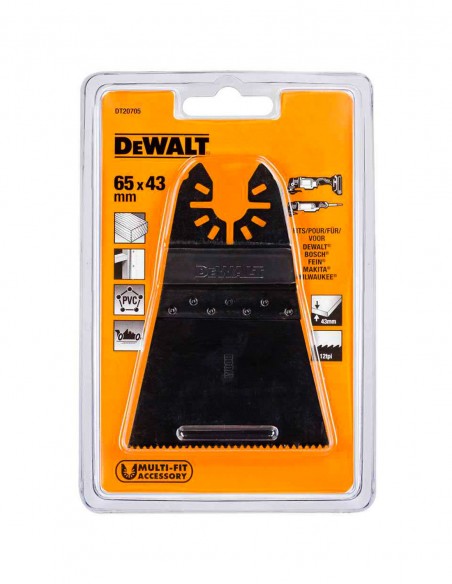 Quick cut saw blade for multi-tool DeWALT DT20705-QZ (63 x 43