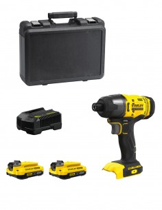 Impact Driver STANLEY FatMax SFMCF800D2K (2 x 2,0 Ah + Charger + Carrying Case)