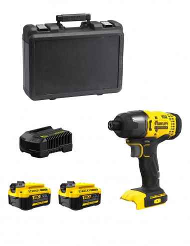 Impact Driver STANLEY FatMax SFMCF800M2K (2 x 4,0 Ah + Charger