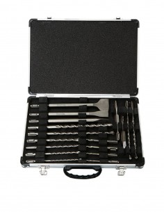 Set de démolition SDS Plus + forets MAKITA D-19180 (17 pièces)