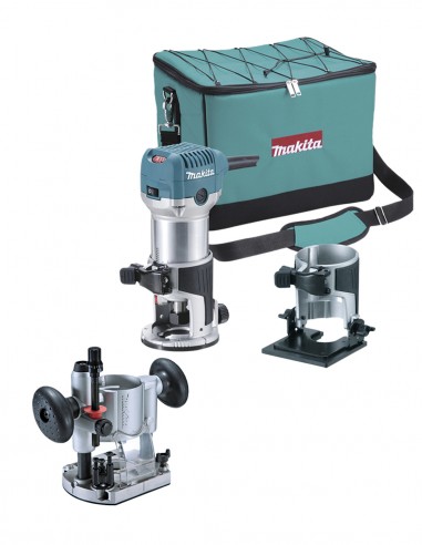 Palm Router MAKITA RT0700CX2 (Accessories + Carrying Bag)