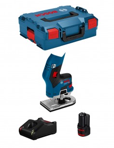 Palm Router BOSCH GKF 12V-8 (1 x 3,0 Ah + GAL12V-40 + L-Boxx 136)