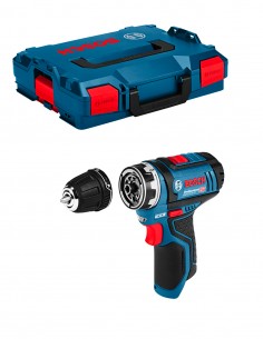 Trapano Avvitatore BOSCH GSR 12V-15 FC (Solo corpo + L-Boxx 102) + 1 testa