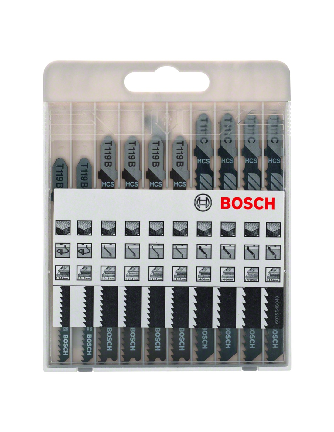 Set de 5 Piezas Bosch Professional 2 608 636 705 Hojas sierra calar