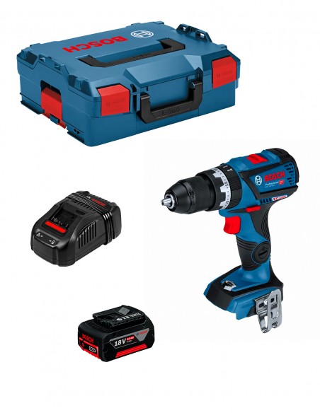 Hammer Drill BOSCH GSB 18V 60 C 1 x 5 0 Ah GAL1880CV L Boxx 136