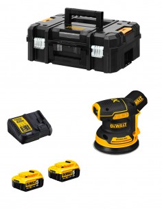 Exzenterschleifer DeWALT DCW210P2 (2 x 5,0 Ah + DCB115 + TSTAK II)