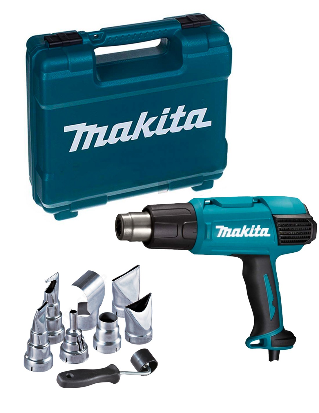 Makita - Makita HG 551 VK Décapeur thermique 1.800 watts 100 - 550° C avec  coffret - Décapeurs thermiques - Rue du Commerce
