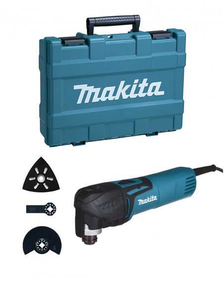 Makita TM3010CX5J - Outil multifonctions 320 W - MAKPAC + d'accessoires  (57pcs)