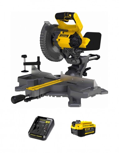 Mitre Saw STANLEY FatMax SFMCS701M1 (1 x 4,0 Ah + Charger)