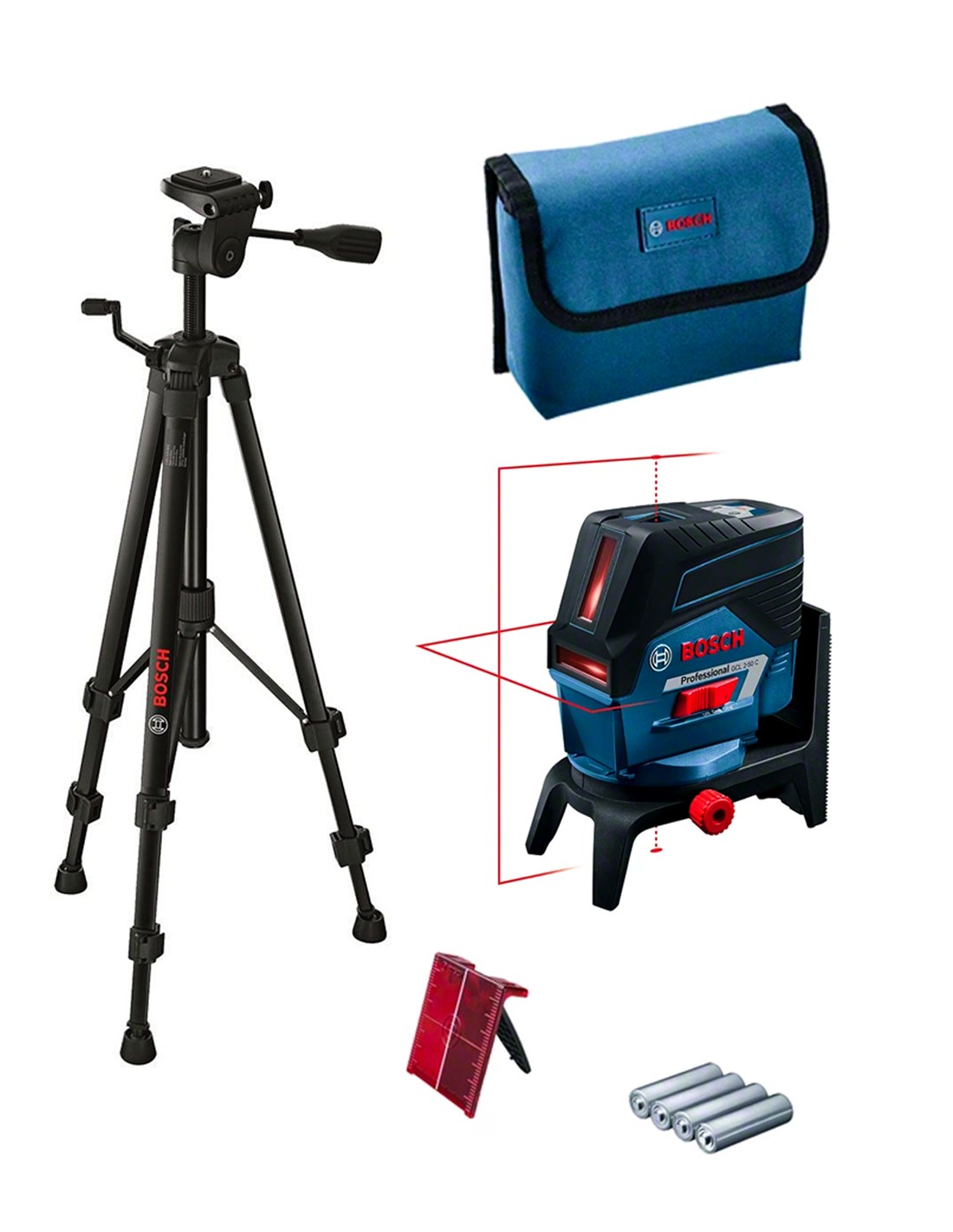Bosch GCL 2-50 C Red Combi Laser Level