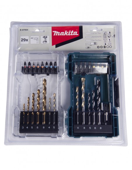 Set of screwdriver bits and cylindrical drills bits MAKITA