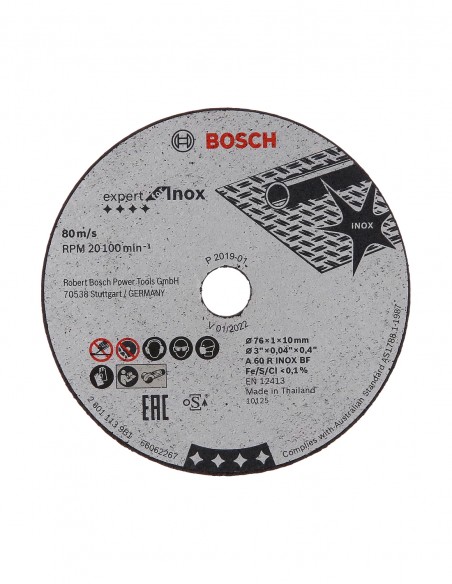 Coffret BOSCH Mini L-Boxx disques pour meuleuse GWS 12V Ø 76 mm