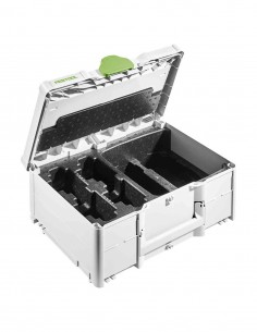 Carrying Case with batteries/chargers inlay FESTOOL Systainer³ SYS3 M 187 ENG 18V