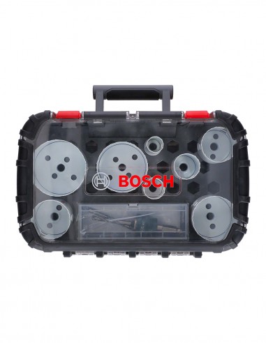 Set of hole saws BOSCH Progressor for Wood & Metal - 11 pieces