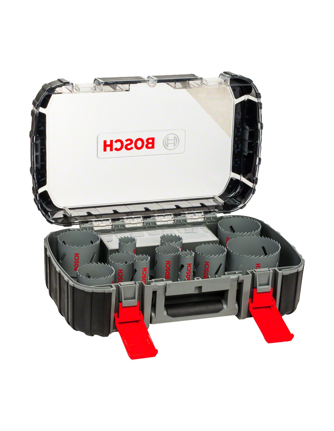 Set of bi metal HSS hole saws BOSCH 17 pieces 2 608 580 887