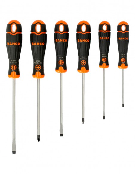 Set of 6 BahcoFit screwdrivers BAHCO B219.006