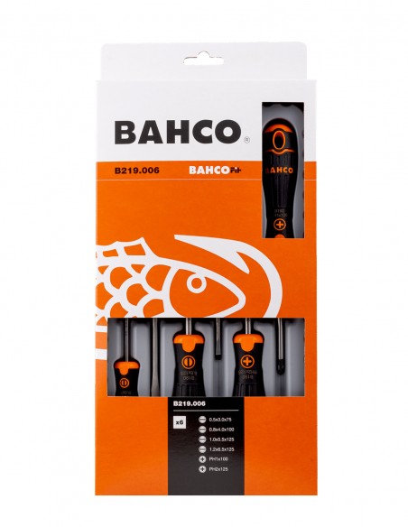 Set de 6 destornilladores BahcoFit BAHCO B219.006