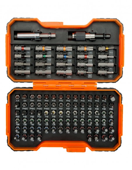Set of screwdriver bits 1/4" BAHCO 59/S100BC (100 pieces)