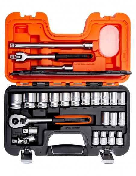 Set of socket wrenches 1/2" square drive BAHCO S240 (24 pieces)