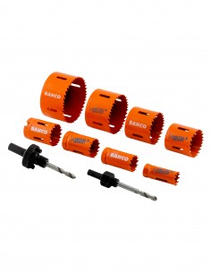 Set de coronas Sandflex® BI-METAL BAHCO 3834-PROMO-82 (10 piezas)