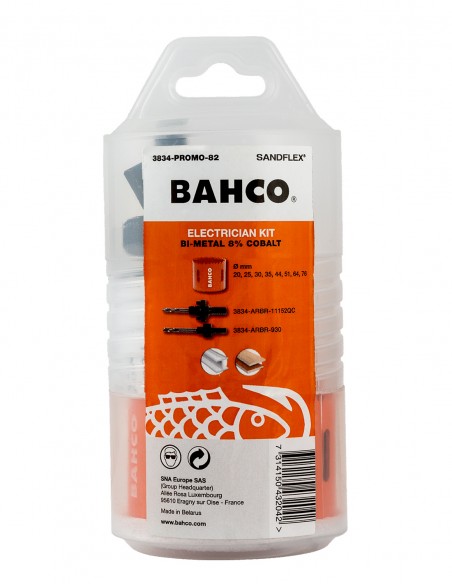 Set de scies trépans Sandflex® BI-METAL BAHCO 3834-PROMO-82 (10