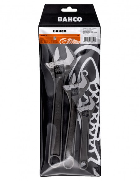 Set of 3 adjustable wrenches BAHCO ADJUST 3
