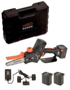 Cordless Chainsaw BAHCO BCL15IB (3 x 4,2 Ah + charger + carrying case)