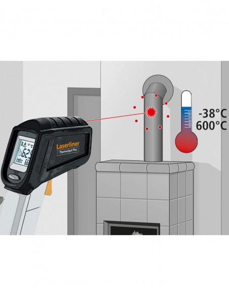 Infrarot-Temperaturmessgerät LASERLINER 082.042A - ThermoSpot