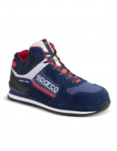 Chaussures de sécurité SPARCO GYMKHANA OLYMPUS ESD S3 SRC HRO (bleu marine/rouge)