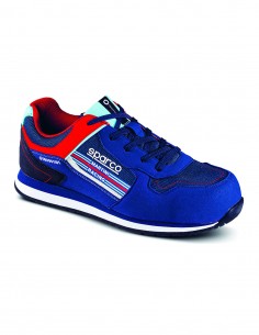 Chaussures de sécurité SPARCO GYMKHANA MARTINI RACING MARTINI ESD S1P SRC HRO (bleu/rouge)