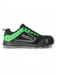 Chaussures de sécurité SPARCO CUP ADELAIDE S1P SRC (noir/vert)
