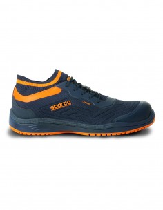 Chaussures de sécurité SPARCO LEGEND FLAP ESD S1P SRC (bleu marine/orange)