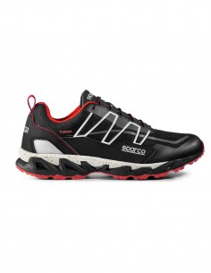 Chaussures de travail SPARCO TORQUE ALGARVE 01 SRA (noir/rouge)