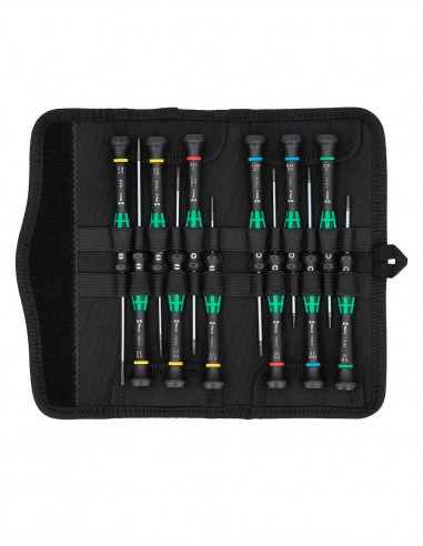 Set of 12 Kraftform Micro screwdrivers WERA Kraftform