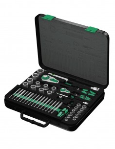 Set of socket wrenches and screwdriver bits WERA 8100 SA/SC 2 Zyklop Speed-Knarr. 1/4 (43 pieces)