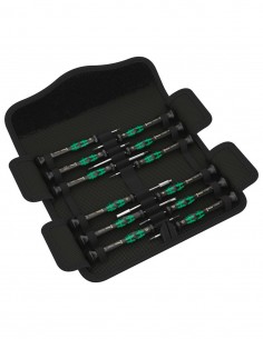 Set of 12 Kraftform Micro screwdrivers WERA Kraftform Micro 12 Electronics 1