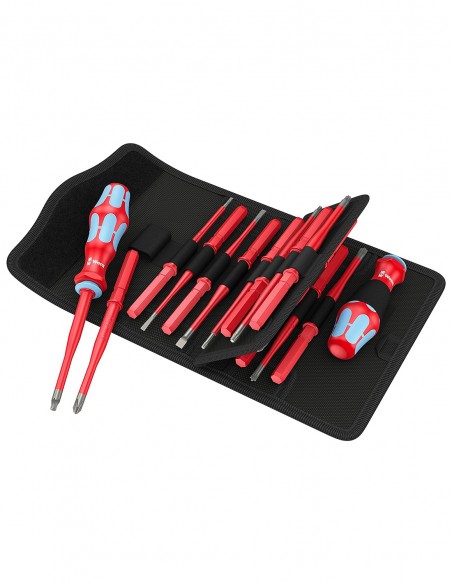 Set of Kraftform Kompakt VDE insulated screwdrivers WERA KK VDE