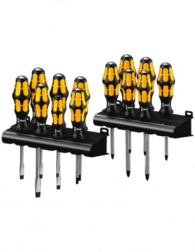 Set of 13 Kraftform Plus screwdrivers WERA Big Pack Serie 900