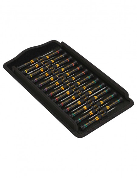 Set of 25 Kraftform Micro ESD screwdrivers WERA Kraftform ESD