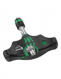 Bitholding screwdriver with ratchet and quick-release WERA 416 RA Quergriff Rapidaptor