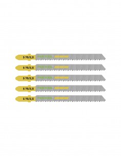 Set of 5 jigsaw blades WOOD FINE CUT FESTOOL 204256 (75 mm)