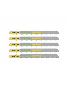 Set de 5 lames de scie sauteuse WOOD FINE CUT FESTOOL 204259 (75 mm)