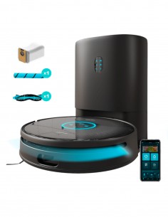 4-in-1 Robot vacuum cleaner with autonomous base CECOTEC Conga 12090 Twice Roller Home&Fill