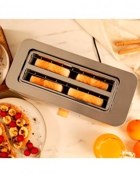 Grille-pain CECOTEC Touch&Toast Extra Double (1500 W)