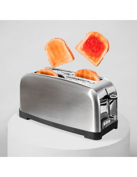 Toaster CECOTEC Toastin' time 1500 Inox (1500 W)