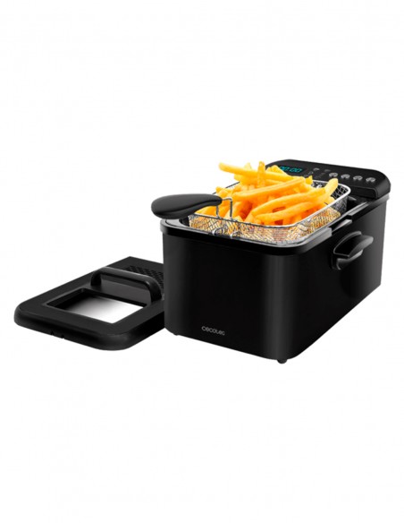 Friteuse CECOTEC Cleanfry Luxury 3000 Black (2400 W - 3.2 L)